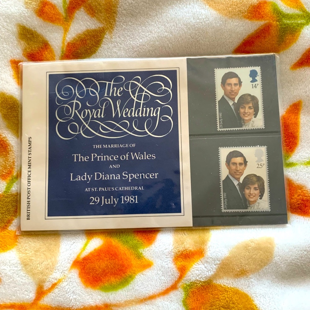 British Mint Stamps Royal Wedding 1981